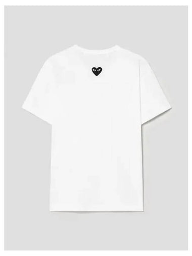 Unisex Black Heart Waffen T Shirt White Domestic Product GM0024081414955 - COMME DES GARCONS PLAY - BALAAN 1