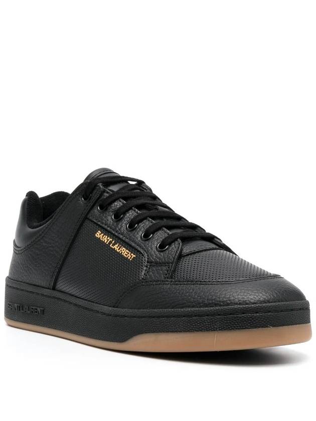 SL 61 Low Top Sneakers Black Gum - SAINT LAURENT - BALAAN 3