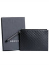 GG Micro Ssima Strap Clutch Bag Black - GUCCI - BALAAN 2