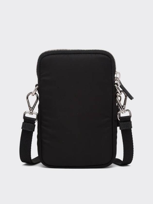 nylon smartphone case mini bag black - PRADA - BALAAN 3
