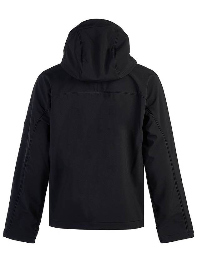 Men's Shell R Lens Wappen Hooded Jacket Black - CP COMPANY - BALAAN 4