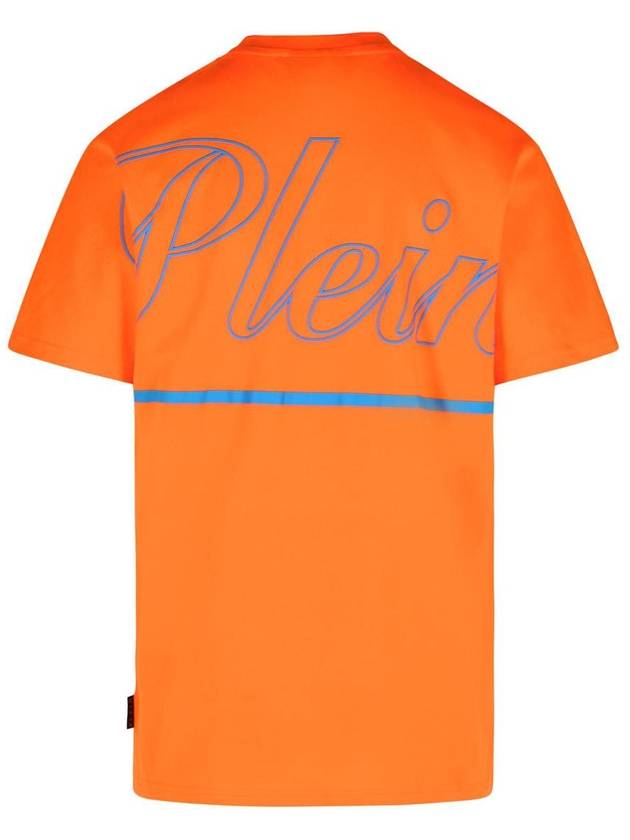 Philipp Plein Orange Cotton T-Shirt - PHILIPP PLEIN - BALAAN 3