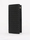 Intrecciato Continental Long Wallet Black - BOTTEGA VENETA - BALAAN 2