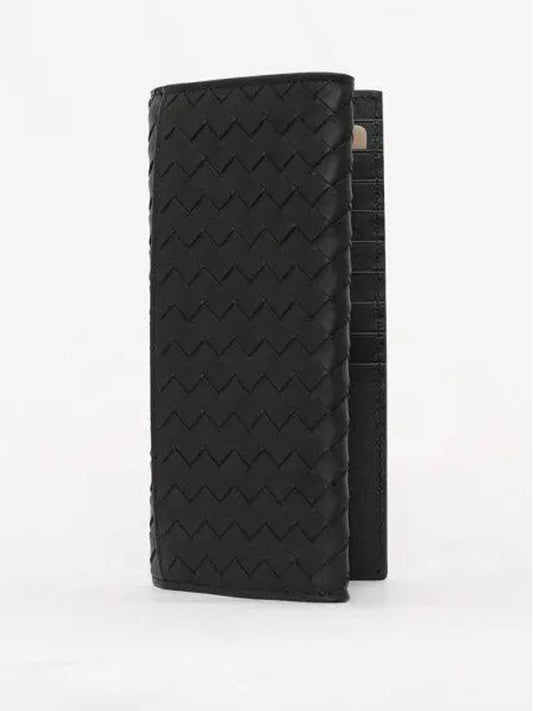 Intrecciato Continental Long Wallet Black - BOTTEGA VENETA - BALAAN 2