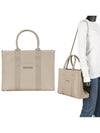 Hardware Medium Grain Calfskin Tote Bag Beige - BALENCIAGA - BALAAN 2