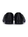 Paris Loafers Goatskin Palladium Noir - HERMES - BALAAN 4