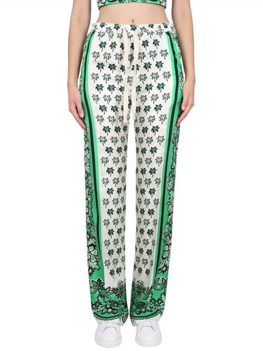 Red Valentino Bandanda Print Pants - RED VALENTINO - BALAAN 1