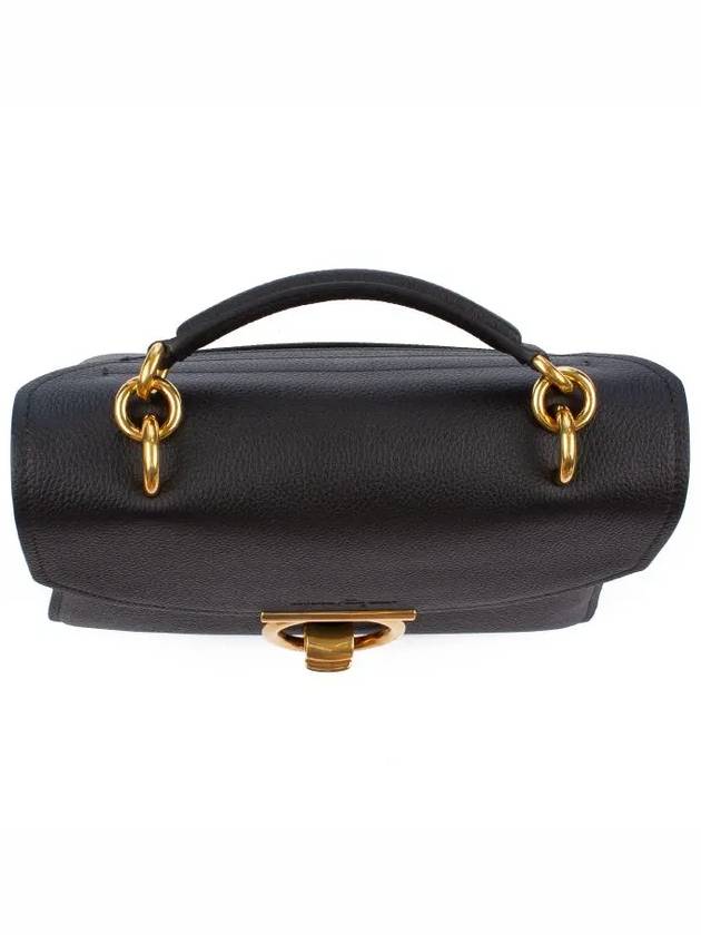 Gancini Small Tote Bag Black - SALVATORE FERRAGAMO - BALAAN 5