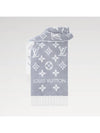 LV Essential Monogram Wool Scarf Light Grey - LOUIS VUITTON - BALAAN 3