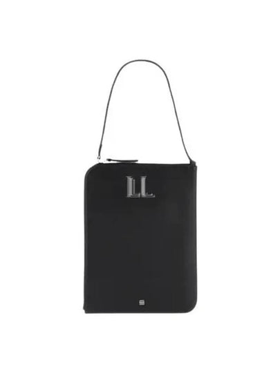 Logo Slim Leather Tote Bag Black - TOTEME - BALAAN 2