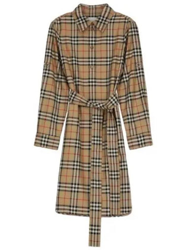 Vintage Check Belt Dress Archive Beige - BURBERRY - BALAAN 1