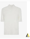 Women's Logo Mock Neck Knit Top White - COURREGES - BALAAN 2