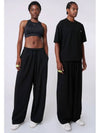 AU42PT07 Classic wide pants black - ATHPLATFORM - BALAAN 8