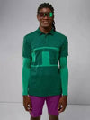 SS Golf Long Sleeve Polo Leon Green - J.LINDEBERG - BALAAN 3