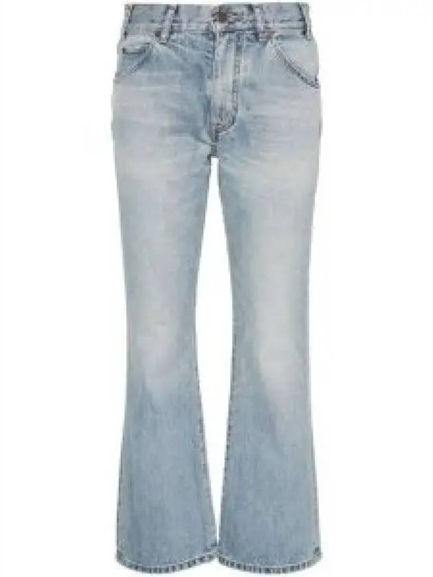 Dylan Eclipse Wash Flared Jeans Blue - CELINE - BALAAN 2