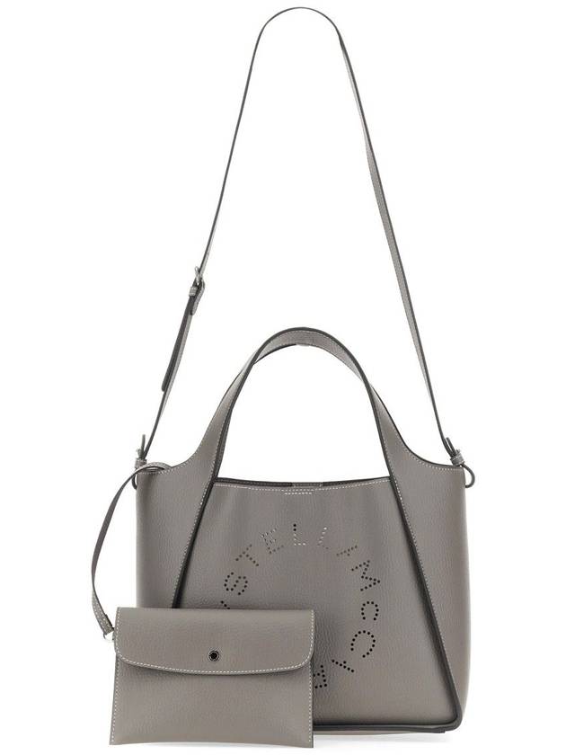 Women's Stella Logo Craney Alter Matt Tote Bag Smoke - STELLA MCCARTNEY - BALAAN 6