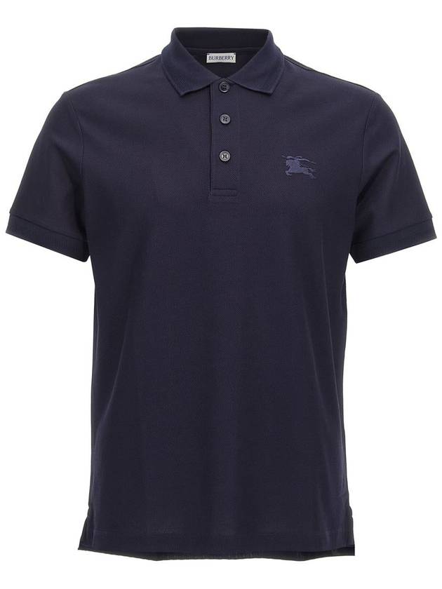 Burberry Logo Embroidery Polo Shirt - BURBERRY - BALAAN 1