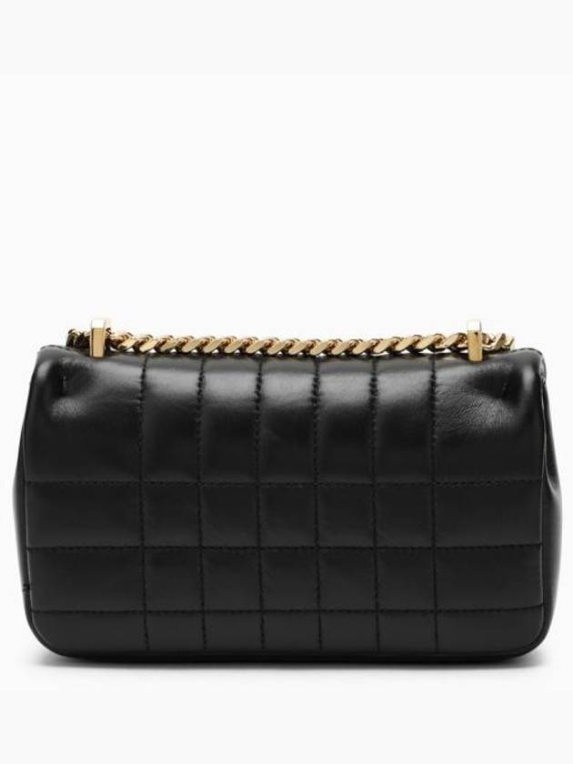 Quilted Lula Mini Leather Cross Bag Black - BURBERRY - BALAAN 4