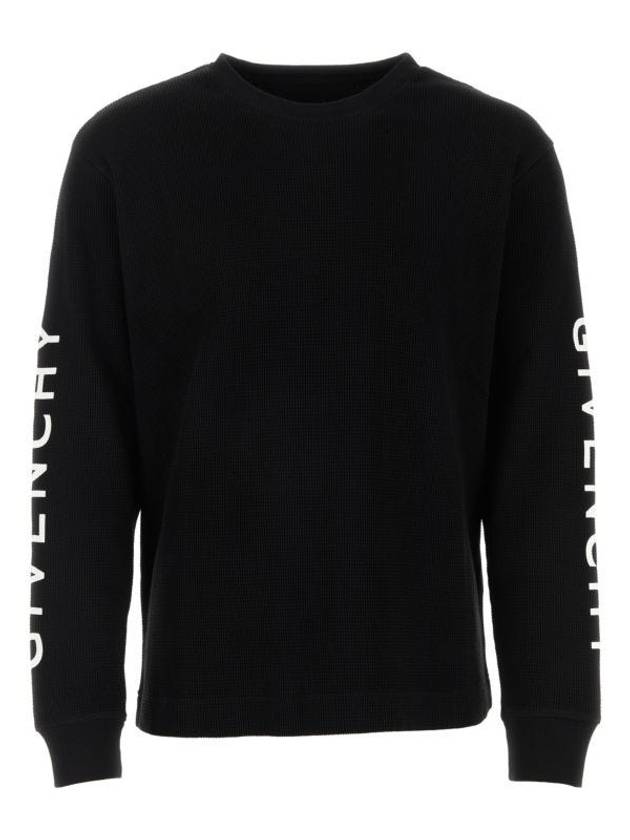 Logo Classic Fit Long Sleeve T-Shirt Black - GIVENCHY - BALAAN 2