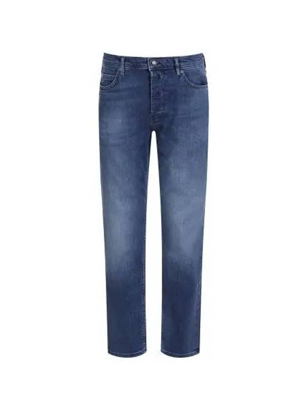 Men s Cotton Straight Jeans Blue - HUGO BOSS - BALAAN 2