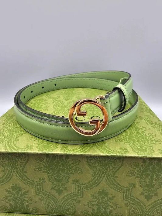 Women s Interlocking Thin Belt 723073 - GUCCI - BALAAN 2