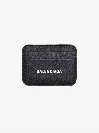 Cash Logo 2 Fold Card Wallet Black - BALENCIAGA - BALAAN 2