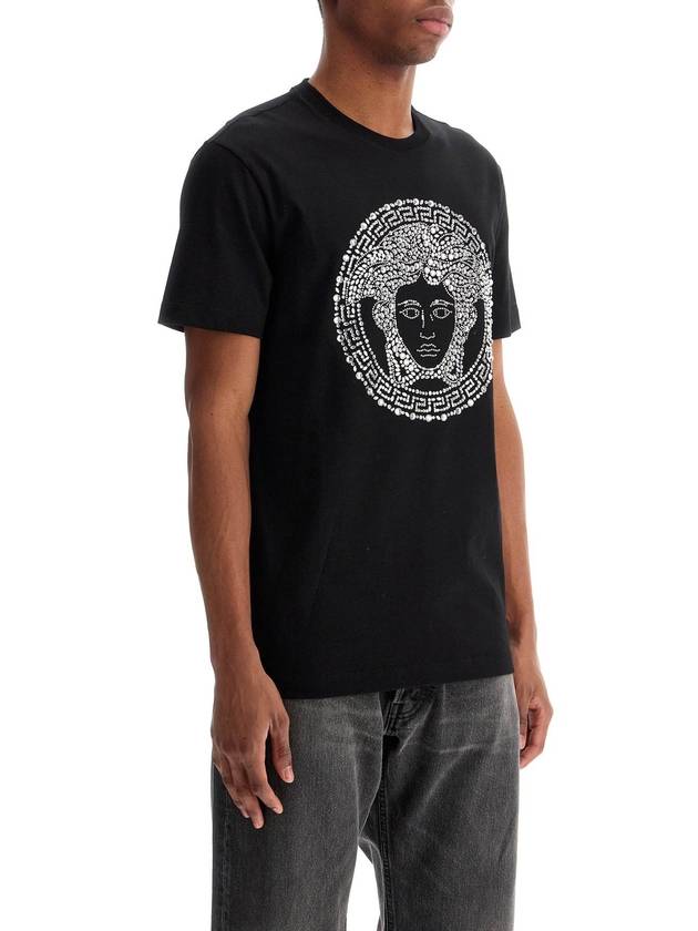 medusa crystal embellished t - VERSACE - BALAAN 2