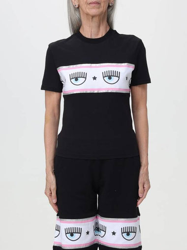 T-shirt Eye Like Chiara Ferragni in cotone - CHIARA FERRAGNI - BALAAN 1