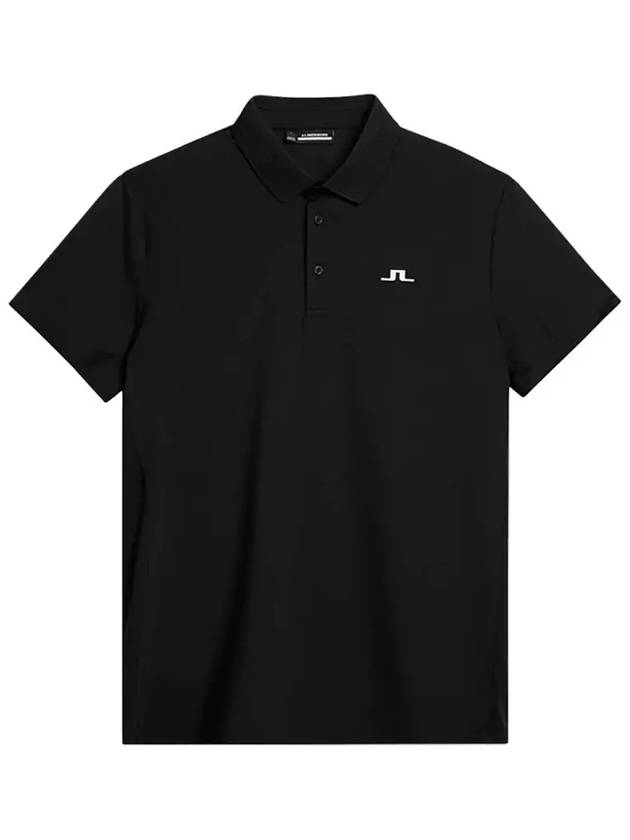 Men's Duff Regular Polo Shirt Black - J.LINDEBERG - BALAAN 2