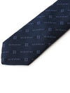 Monogram Print Silk Tie Navy - GIVENCHY - BALAAN 6