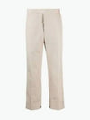 Typewriter Classic Backstrap Straight Pants Beige - THOM BROWNE - BALAAN 2