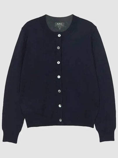 Marine Wool Cardigan Navy - A.P.C. - BALAAN 2