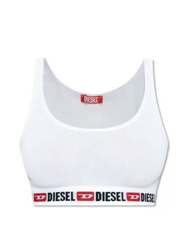 Logo Cotton Bra White - DIESEL - BALAAN 2