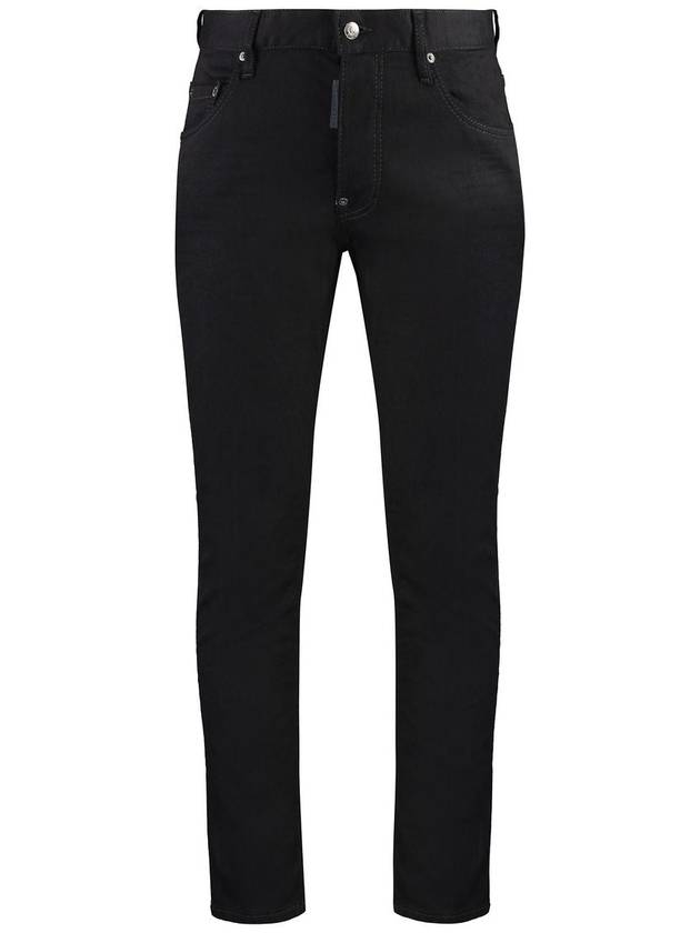 Skater Slim Cut Jeans Black - DSQUARED2 - BALAAN 17