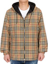 Reversible Vintage Check Hooded Jacket Archive Beige - BURBERRY - BALAAN 4