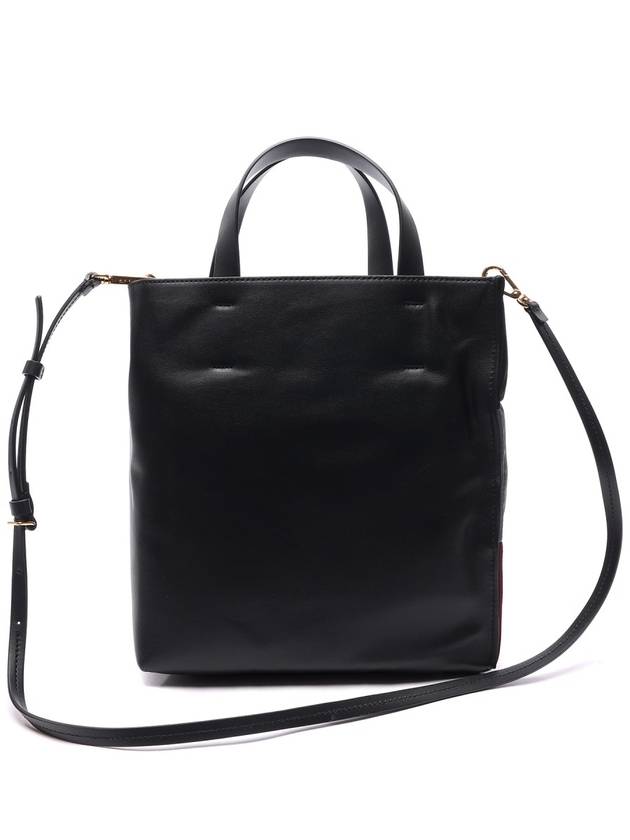 Women's Museo Soft Tote Bag Black - MARNI - BALAAN 5