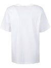 Logo Print Cotton Short Sleeve T-Shirt White - BURBERRY - BALAAN 4