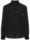 Jasolo Striped Long Sleeve Shirt Black - ISABEL MARANT - BALAAN 2