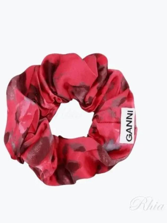 Satin Scrunchie Red - GANNI - BALAAN 2