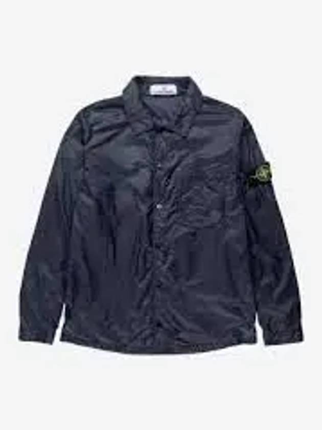 Garment Dyed Micro Yarn Primaloft Jacket Navy - STONE ISLAND - BALAAN 2