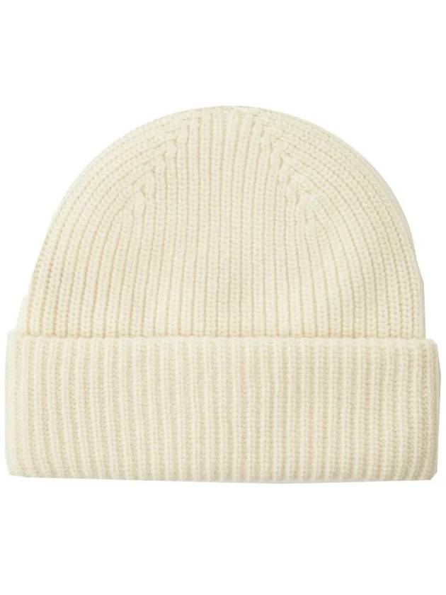 ALBEN logo patch wool beanie 2355760634 001 - MAX MARA - BALAAN 3