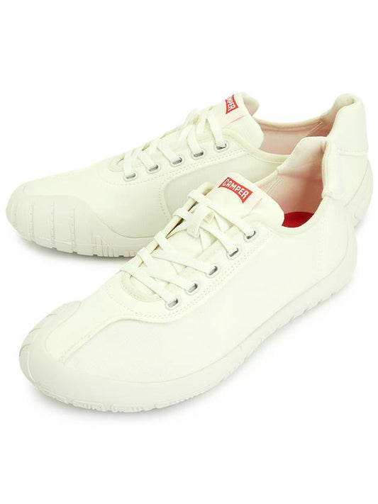 Men's Peu Path Textile Low Top Sneakers White - CAMPER - BALAAN 2