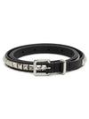 Women's Leather Belt Black - MAISON MARGIELA - BALAAN 1