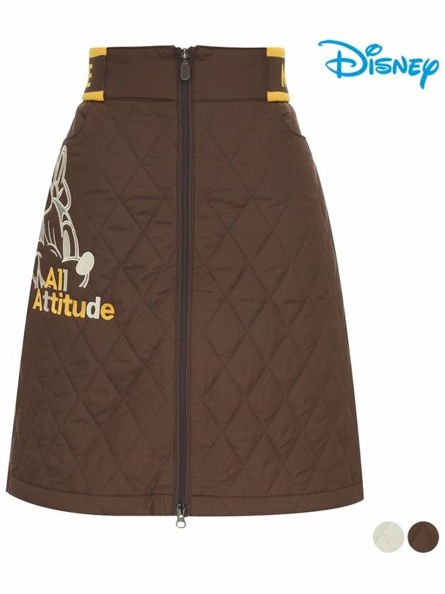 Women s Zipper Point Artwork Quilted Skirt Culottes DO4LCR030 - DISNEY GOLF - BALAAN 2