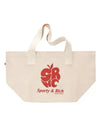 Beige Red Apple Tote Bag AC495NT1 - SPORTY & RICH - BALAAN 9