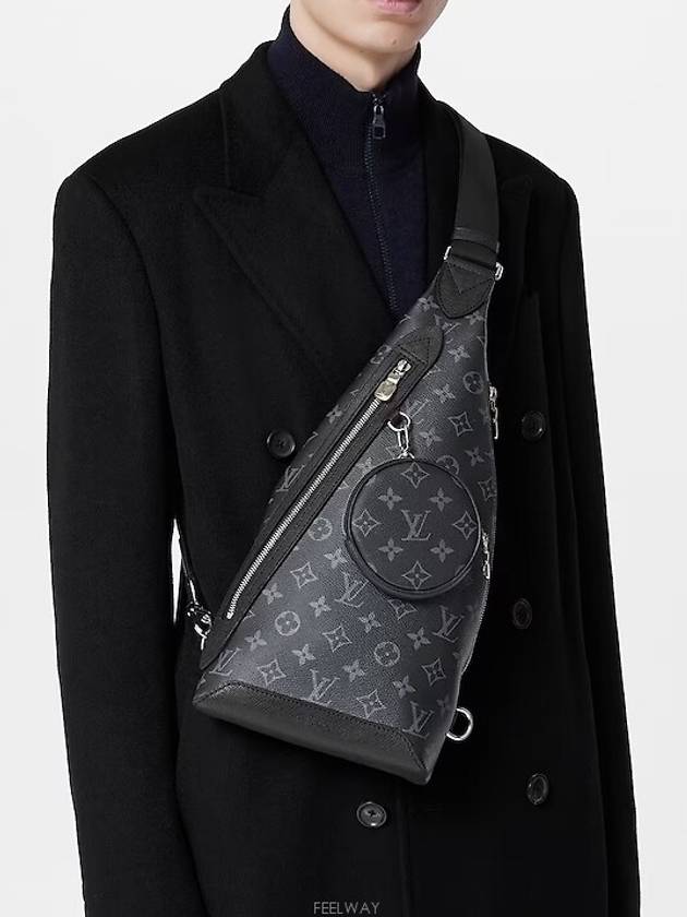 Duo Monogram Sling Bag Black - LOUIS VUITTON - BALAAN 2