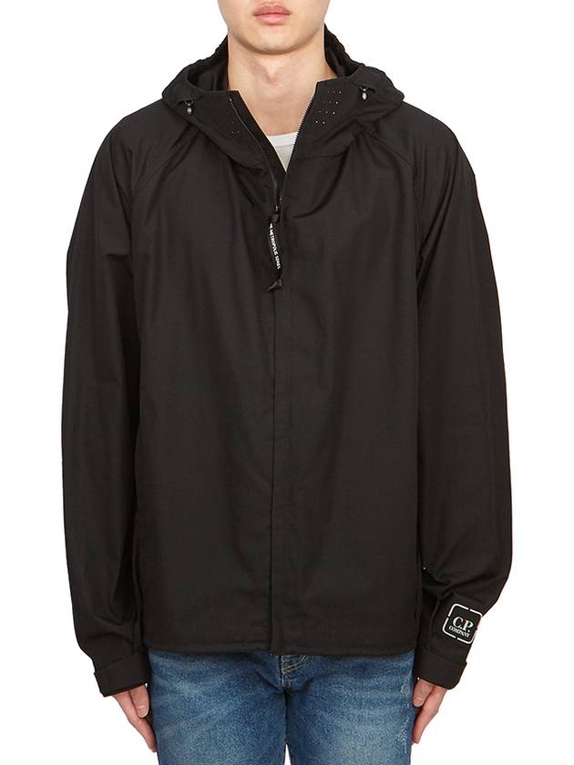 Metropolis Series HyST Hooded Jacket Black - CP COMPANY - BALAAN 3