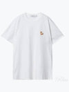 Chillax Fox Patch Classic Short Sleeve T-Shirt White - MAISON KITSUNE - BALAAN 2