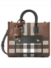 Tartan Check Freya Mini Tote Bag Brown - BURBERRY - BALAAN 2