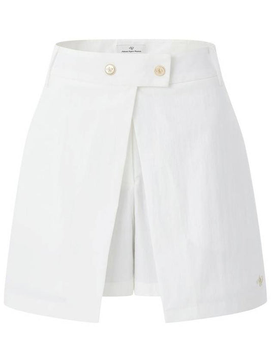 WRAP SKIRT SHORTSOFF WHITE - AOW - BALAAN 1